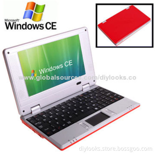 EPC 701 Red, 7.0-inch Windows CE Notebook Computer with Wi-Fi